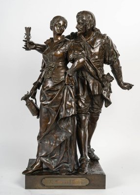 Bronze Sculpture attributed to E. Picault, 19th Century-WFS-2022263