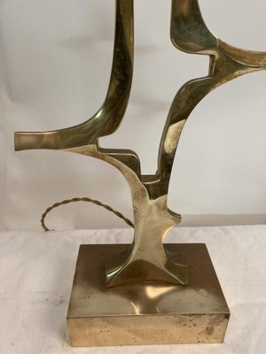 Bronze Sculpture Lamps by Willy Daro, 1970s-VRR-1719450