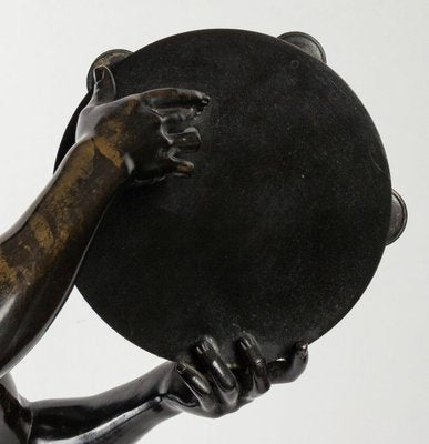 Bronze Sculpture of a Cymbal Player-WFS-942545