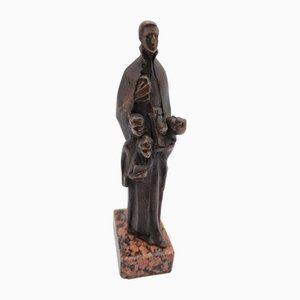 Bronze Sculpture of Teacher with Schoolchildren-RKF-1805287