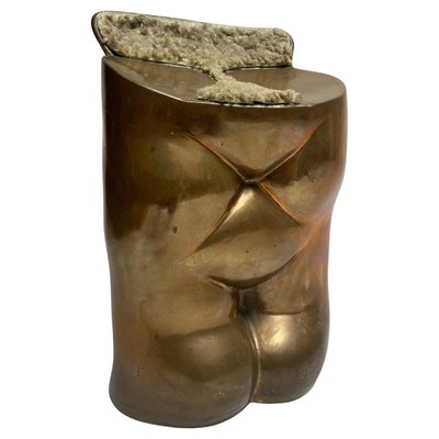 Bronze Sculpture Stool by Novello Finetti for Gavina, 1972-KKZ-1814215