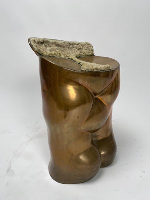 Bronze Sculpture Stool by Novello Finetti for Gavina, 1972-KKZ-1814215