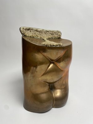 Bronze Sculpture Stool by Novello Finetti for Gavina, 1972-KKZ-1814215