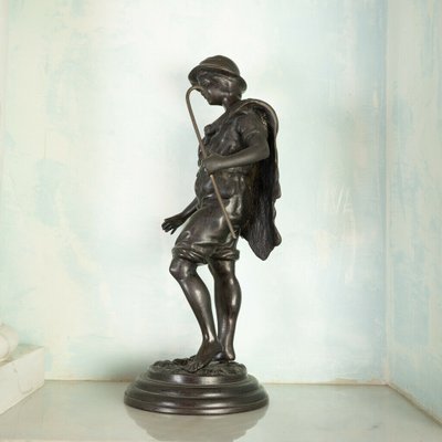 Bronze Statue of Fisherman, 1900s-ZLY-846183