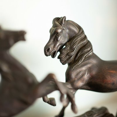 Bronze Statue of Horses, Late 1800s-ZLY-846214