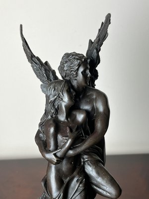 Bronze Statue of Love and Psyche, France, 1930s-YST-1773534