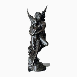 Bronze Statue of Love and Psyche, France, 1930s-YST-1773534