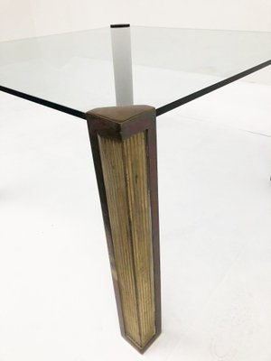 Bronze T14 Dining Table by Peter Ghyczy, 1970s-IRH-655882