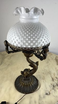 Bronze Table Lamp, Italy, 1950s-YST-1758257