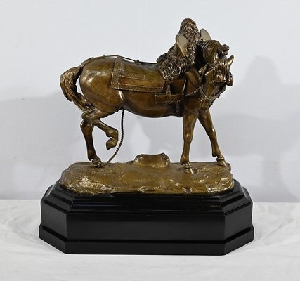 Bronze The Draft Horse by T. Gechter, 1841-RVK-1777861