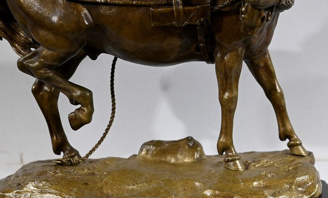 Bronze The Draft Horse by T. Gechter, 1841-RVK-1777861