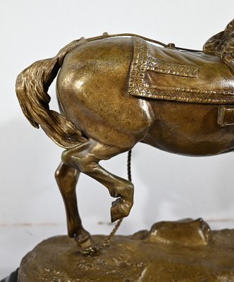 Bronze The Draft Horse by T. Gechter, 1841-RVK-1777861