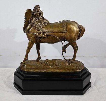 Bronze The Draft Horse by T. Gechter, 1841-RVK-1777861