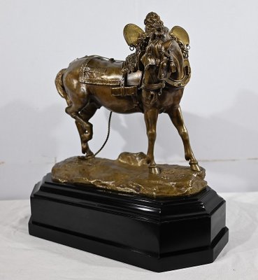 Bronze The Draft Horse by T. Gechter, 1841-RVK-1777861