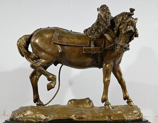 Bronze The Draft Horse by T. Gechter, 1841-RVK-1777861