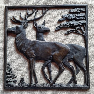 Bronze Wall Plaque by Hans Harders-GSF-1785553