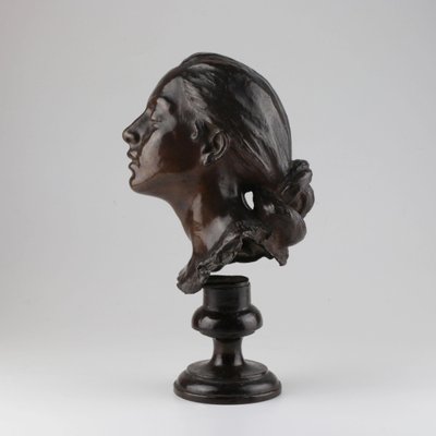 Bronze Woman Bust-WMV-1129354