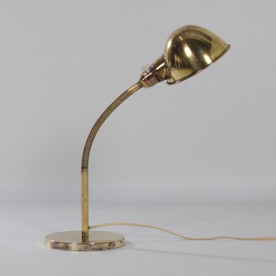 Bronzed Copper Model No. 15 Desk Lamp by H. Busquet for Hala, 1930s-ZT-1297597