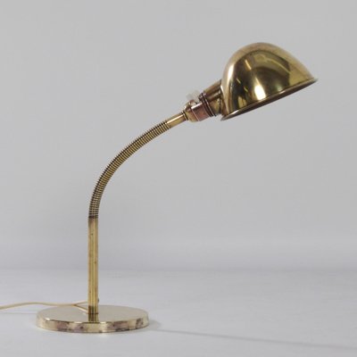 Bronzed Copper Model No. 15 Desk Lamp by H. Busquet for Hala, 1930s-ZT-1297597