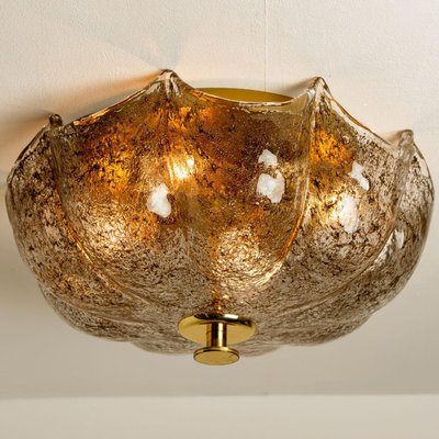 Brown and Clear Flush Mount from Kaiser Idell / Kaiser Leuchten, Germany, 1965-VDW-1436927