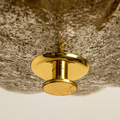 Brown and Clear Flush Mount from Kaiser Idell / Kaiser Leuchten, Germany, 1965-VDW-1436927