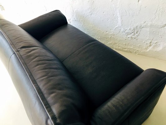 Brown Buffalo Leather Sofa, 1970s-PW-2022864