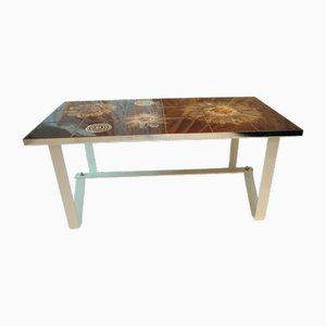 Brown Ceramic Coffee Table-UML-1816036