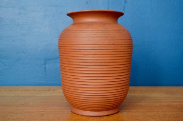 Brown Ceramic Vase by Alfred Krupp for Clinker Ceramics-AIU-1305357