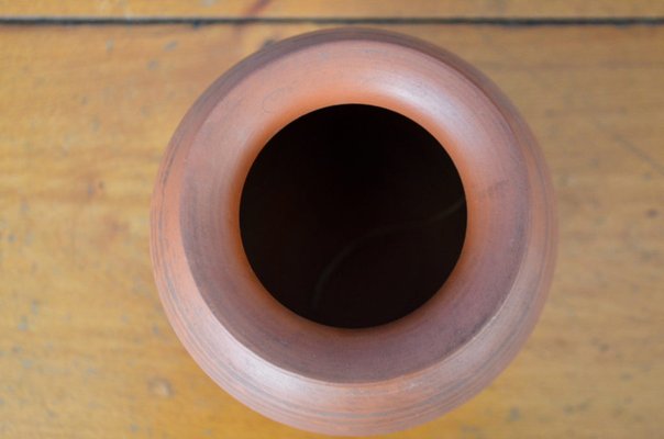 Brown Ceramic Vase by Alfred Krupp for Clinker Ceramics-AIU-1305357