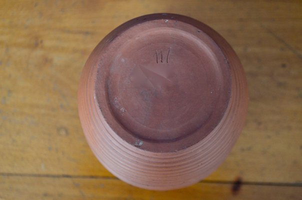 Brown Ceramic Vase by Alfred Krupp for Clinker Ceramics-AIU-1305357