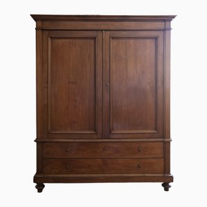 Brown Chestnut Wardrobe, 1890s-NZV-2008422