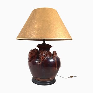 Brown Elephant Table Lamp-TCS-1215984