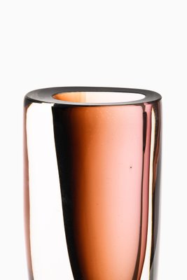 Brown Glass Vase by Vicke Lindstrand, 1960s-SC-1771418