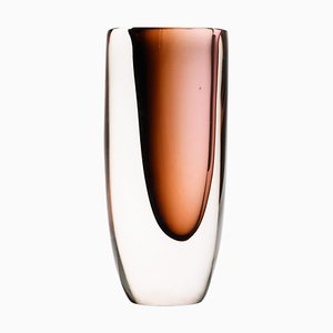 Brown Glass Vase by Vicke Lindstrand, 1960s-SC-1771418