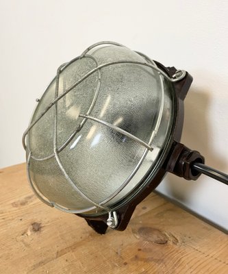 Brown Industrial Bakelite Wall or Ceiling Light, 1970s-CGF-1167513