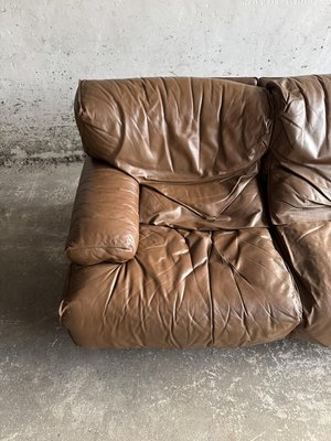 Brown Leather 3-Seater Sofa from Brunati-PDG-2027313