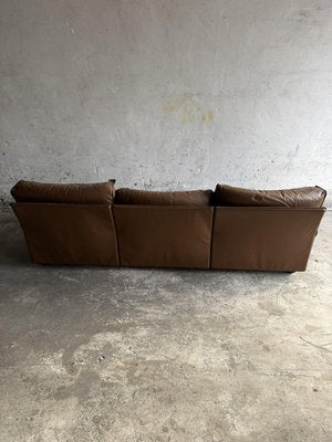 Brown Leather 3-Seater Sofa from Brunati-PDG-2027313