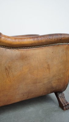 Brown Leather Armchair, 1970s-HPP-2035257