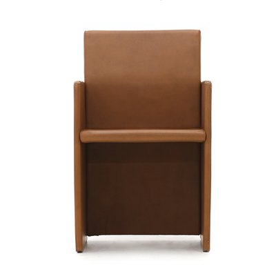 Brown Leather Armchair, 1970s-EZ-1173093