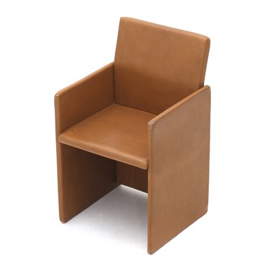 Brown Leather Armchair, 1970s-EZ-1173093