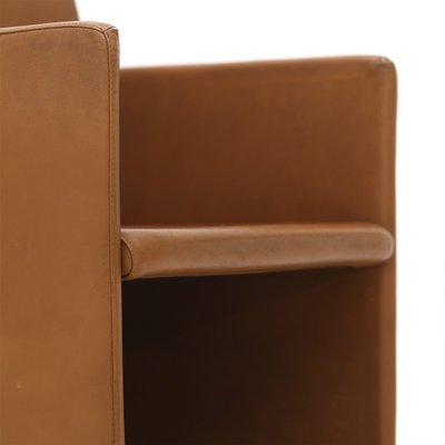 Brown Leather Armchair, 1970s-EZ-1173093