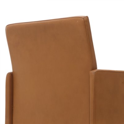 Brown Leather Armchair, 1970s-EZ-1173093