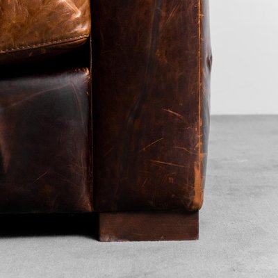 Brown Leather Armchair, 1990s-ZLY-1782449