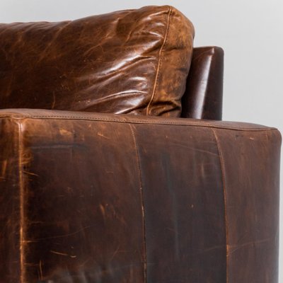 Brown Leather Armchair, 1990s-ZLY-1782449