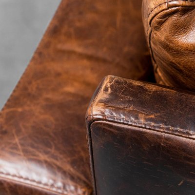 Brown Leather Armchair, 1990s-ZLY-1782449