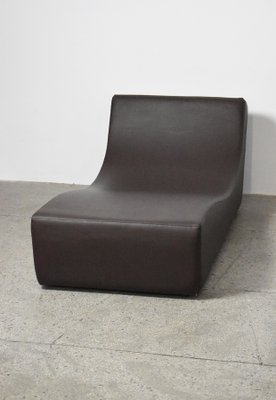 Brown Leather Chaise Longue from Viccarbe, Spain-QLP-1821995