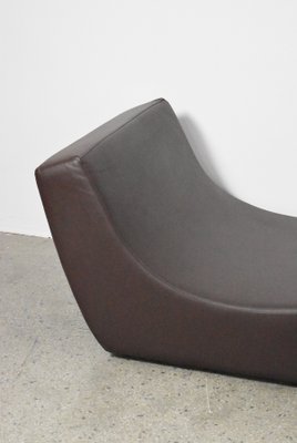 Brown Leather Chaise Longue from Viccarbe, Spain-QLP-1821995