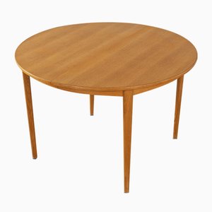 Brown Oak Dining Table, 1960s-GPP-2036784