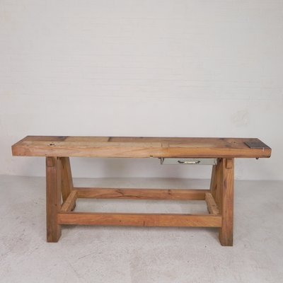 Brown Oak Workbench, 1950s-TL-2034828