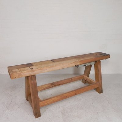 Brown Oak Workbench, 1950s-TL-2034828